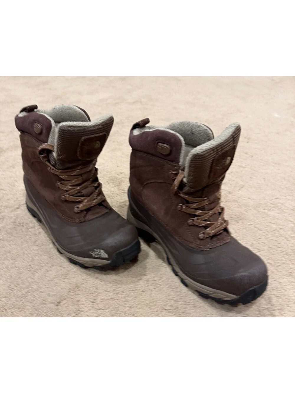 The North Face Chilkat 3 Heat Seeker 200gr Waterproof Winter Boot Mens Size 8.5
